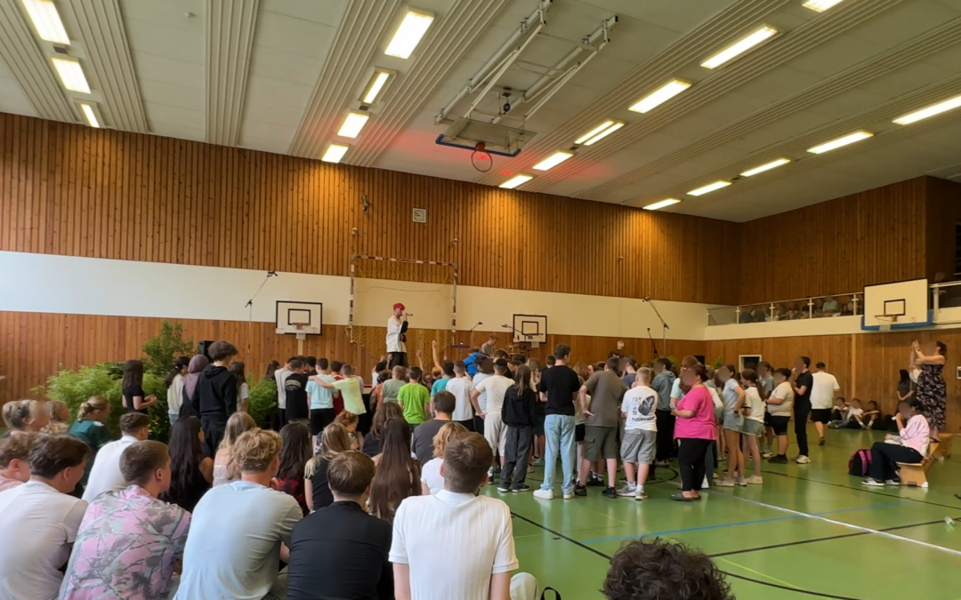 BID und PfD-Nms beim Courage-Tag an der Gemeinschaftsschule Faldera in Neumünster